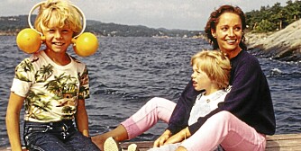 HEKTISK: 1970-tallet var en travel tid for popstjernen Inger Lise Rypdal. Her sammen med sønnene, Daniel (t.v.) og Marius.