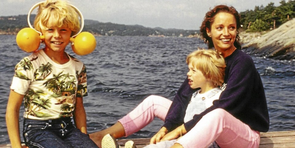 HEKTISK: 1970-tallet var en travel tid for popstjernen Inger Lise Rypdal. Her sammen med sønnene, Daniel (t.v.) og Marius.