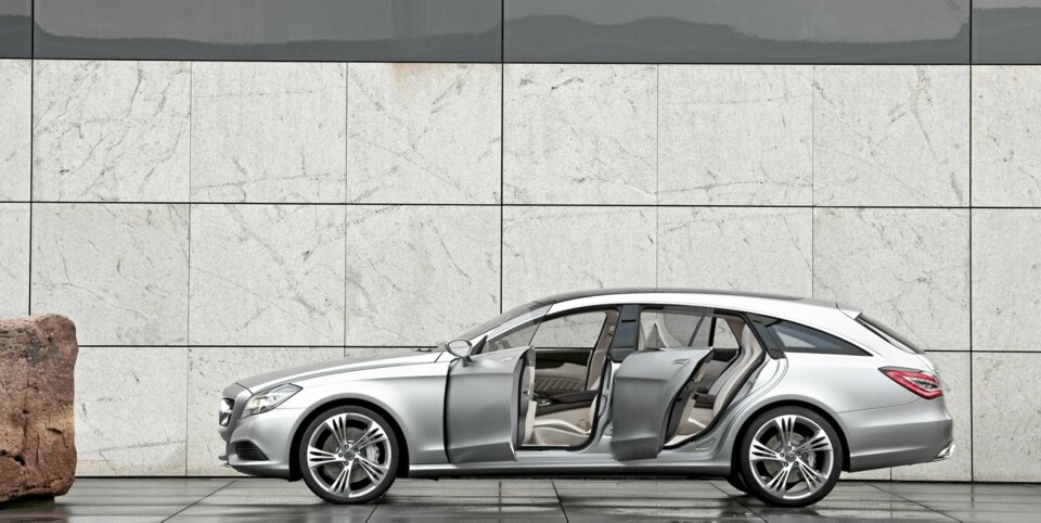 STASJONSVOGN: CLS blir Mercedes' mest eksklusive stasjonsvogn.