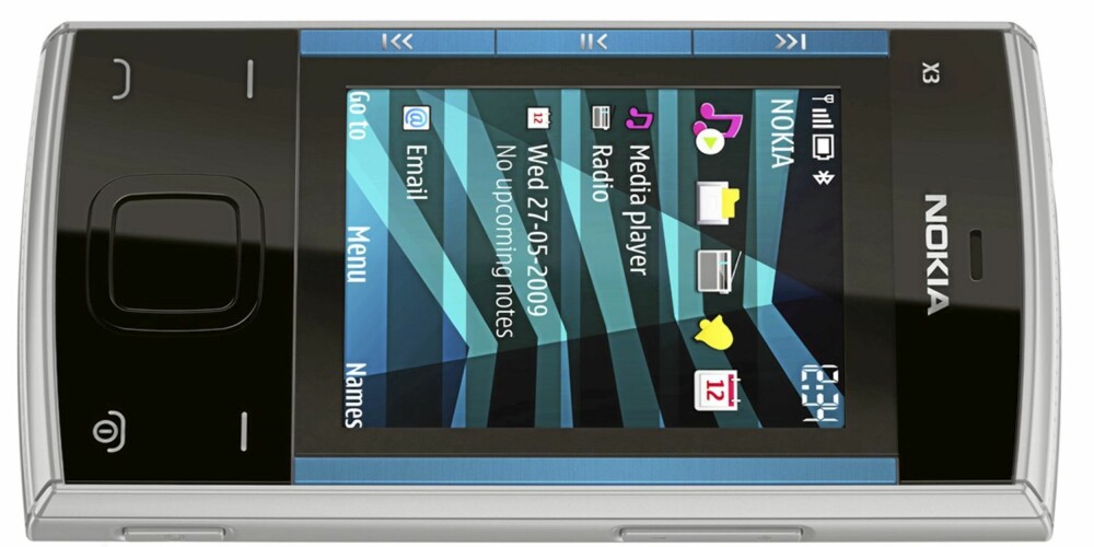 MUSIKK: Nokia X3 fikke en lunken mottagelse av vår tester, men er en ok musikkmobil.