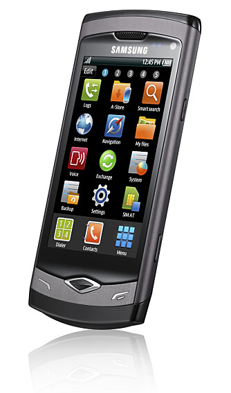 GOD SKJERM: Samsung Wave er en god mobil med en super skjerm.