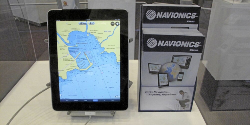 OPPFØLGER: Italienske Navionics har fulgt opp iPaden.