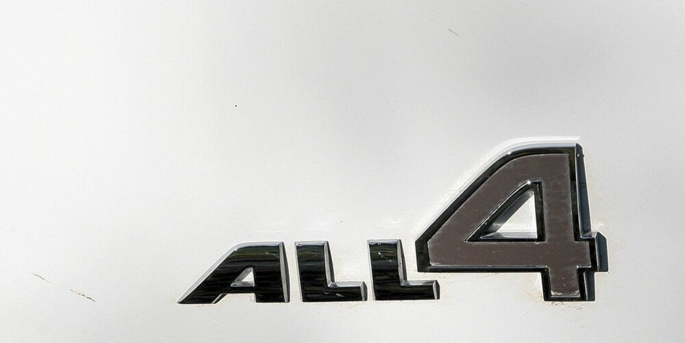 FIREHJULSDRIFT: Dette er navnet Mini bruker på sine biler med drift på alle fire hjulene.