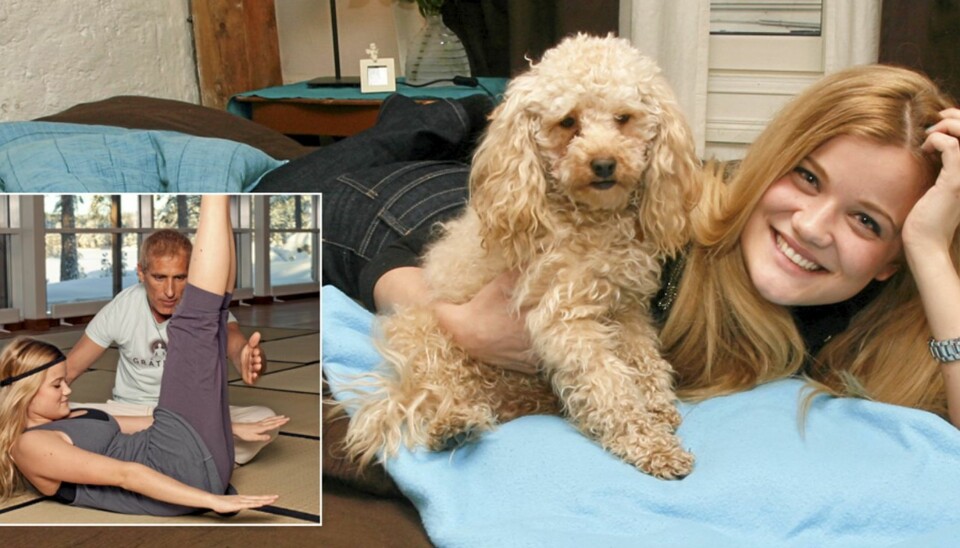 SAMLIVSKRØLL : Sandra Lyng Haugen har god tid til den søte og krøllete puddelen Selma etter at hun besluttet å bryte forholdet til David Sandoval.