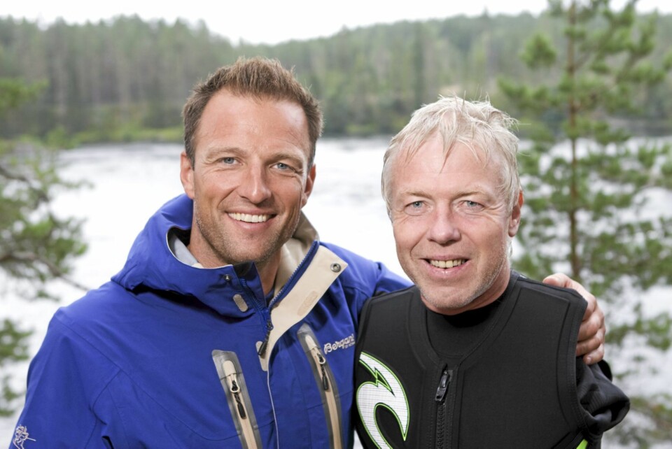 TV-AKTUELL: Cato Zahl Pedersen deltar i kjendisversjonen av «71° nord». Her sammen med programleder Tom Stiansen.