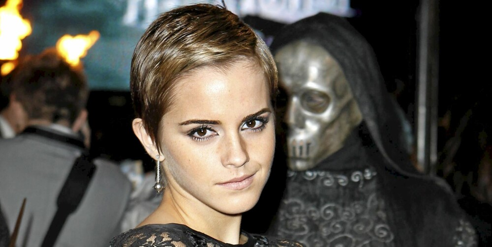 PIXIE: Emma Watson har klippet håret i en kort pixiefrisyre. PIXIE: Emma Watson har klippet håret i en kort pixiefrisyre.