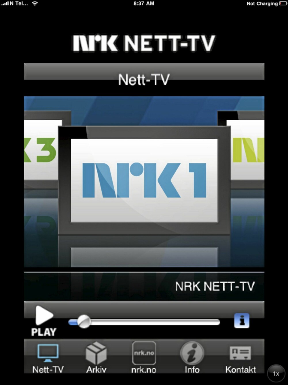 NRK: Appen til NRK fungerer bra og gjør iPad-en din om til en ekstra TV.