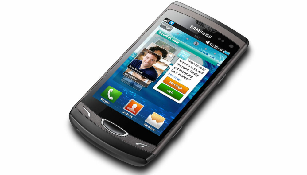 BADA OS: Samsung Wave II kjører Samsungs egne Bada-plattform.