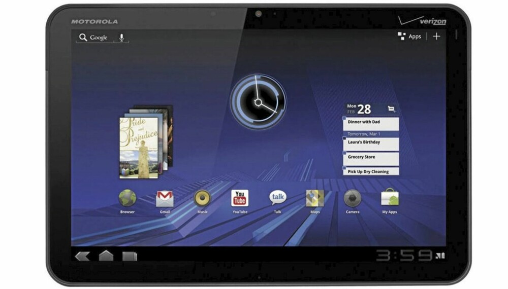 XOOM: Motorola var først ute med å lansere et nettbrett med Android 3.0.