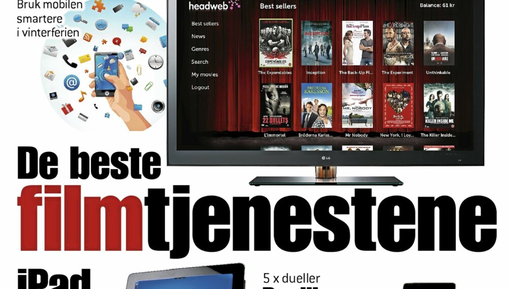 HjemmePC nr. 2 2011 er i salg nå. Test av filmleie på nettet, duellbonanza, iPad som PC og mye mer.