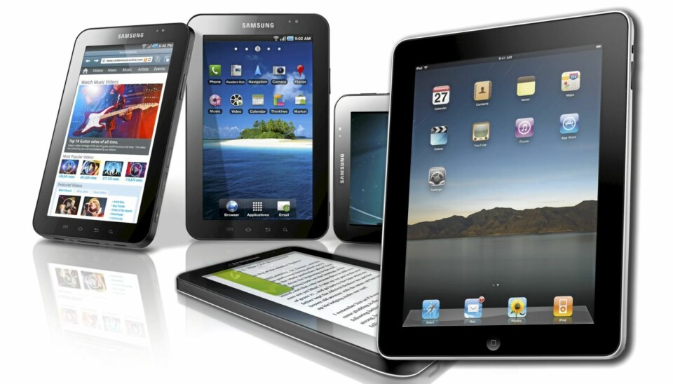 BEST: iPad 1 og Galaxy Tab er de to eneste reelle alternativene på nettbrettmarkedet akkurat nå. ICRT har kåret disse til å være omtrent like gode.
