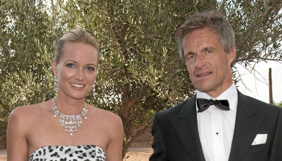 Jan Haudemann Andersen mener tid ikke er til å tøyse med. Her er finansmannen sammen med kjærsten Marte Krogh under bryllupet til Petter Stordalen og Gunhild Melhus i fjor.