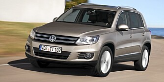 VW TIGUAN: Volkswagens nye familiefjes er på plass i Tiguan-fronten i løpet av noen måneder.