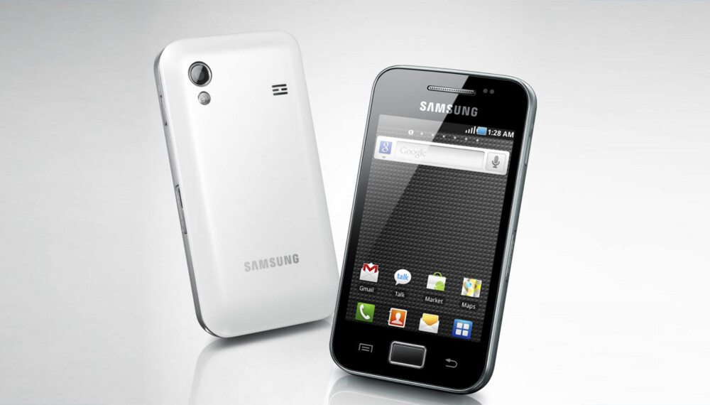 MELLOMKLASSE: Samsung Galaxy Ace er en telefon i mellomklassen, både pris- og spesifikasjonsmessig.