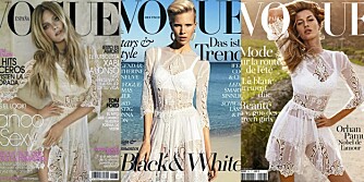 FAVORITTEN: Den hvite blondekjolen fra Dolce & Gabbana er en motefavoritt i vår.