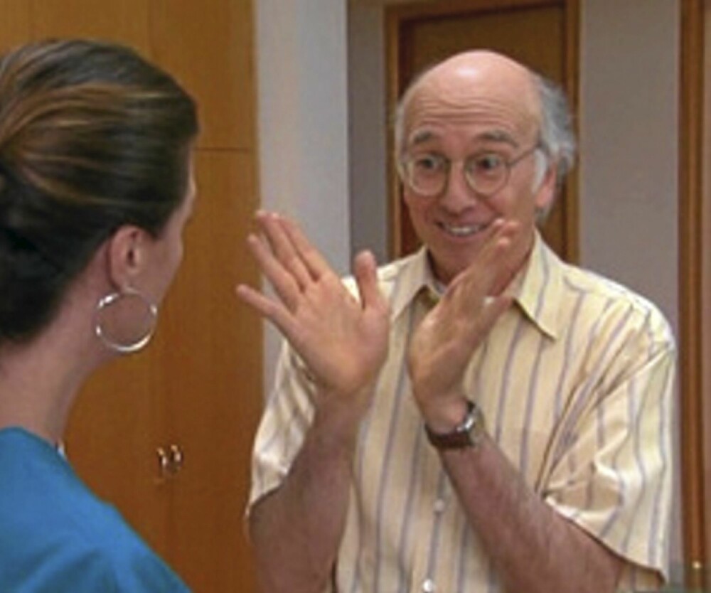 Larry: "«You have a huge vagina!»