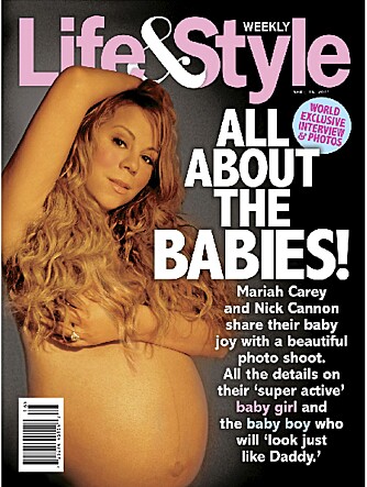 Mariah Carey viser alt i Life & Style.