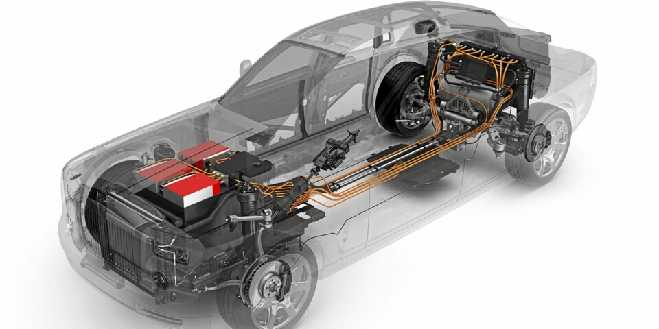STORT: Største batteripakken i den kjente (bil)verdenen. FOTO: Rolls-Royce