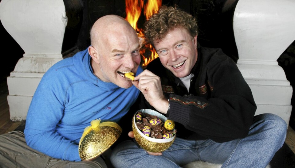 Rune Gokstad og Øystein Bache lover å gjøre så godt de kan.
(Foto: Britt Krogsvold Andersen)