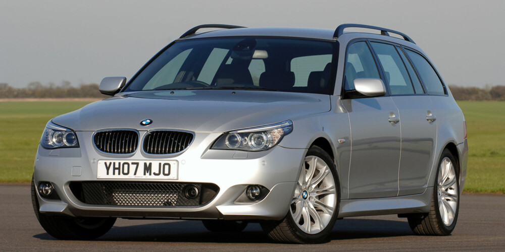 STATUSBIL: Tyske premiumbiler som BMW 5-serie er populære importobjekter.