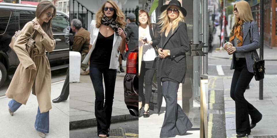 KJENDISFAVORITT: Katie Holmes, Elle MacPherson, Rachel Zoe og Claudia Schiffer.