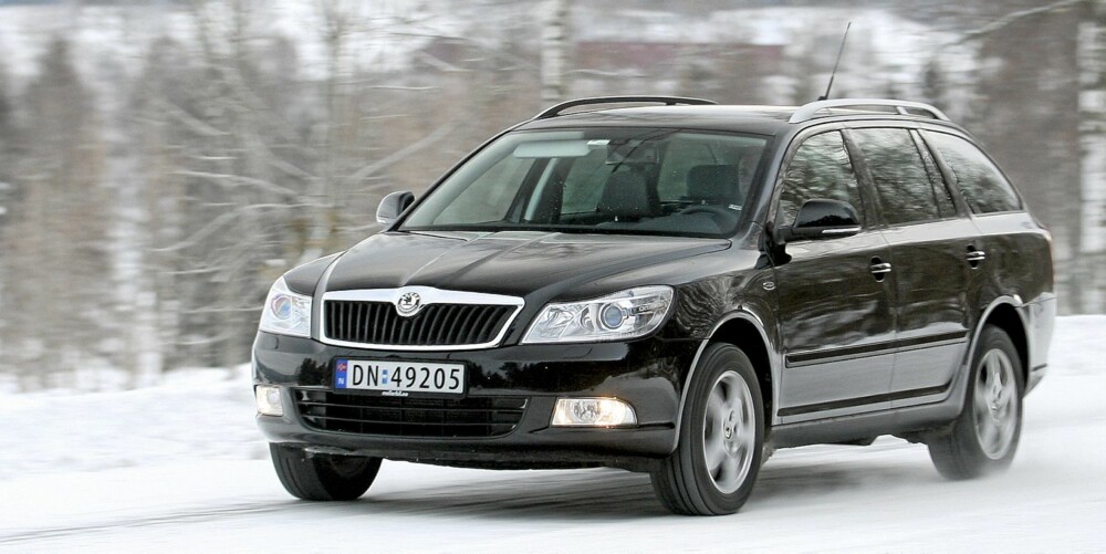 LITEN MOTOR: Skoda Octavia 1,6 TDI 4x4 stv., 105 hk: 0,58 l/mil. FOTO: Egil Nordlien, HM Foto LITEN MOTOR: Skoda Octavia 1,6 TDI 4x4 stv., 105 hk: 0,58 l/mil. FOTO: Egil Nordlien, HM Foto