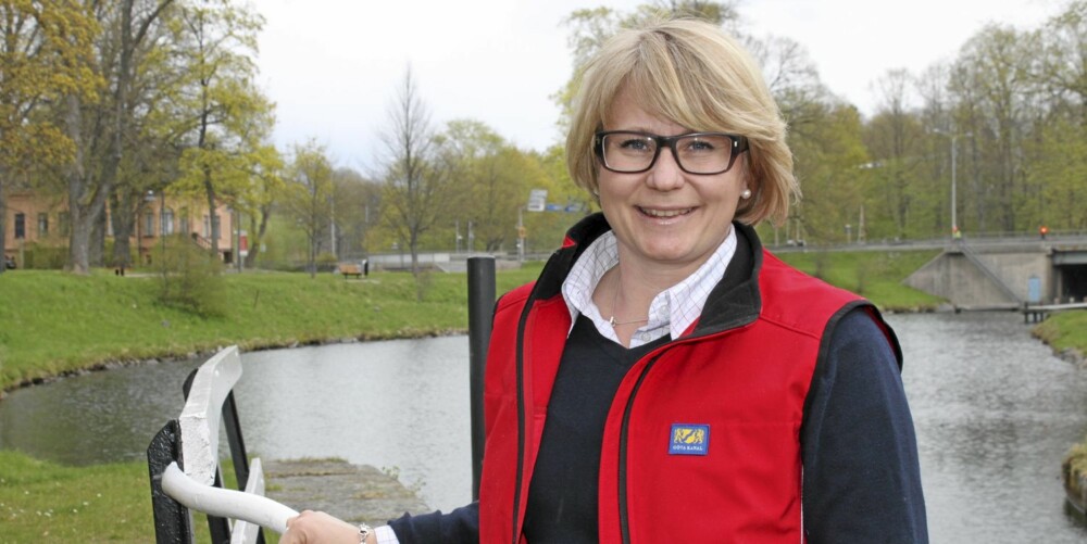 MERKELIG: - At det ikke er flere nordmenn på Göta kanal er egentlig litt merkelig, sier markeds- og informasjonssjef i AB Göta kanalbolag, Anna Meyer.