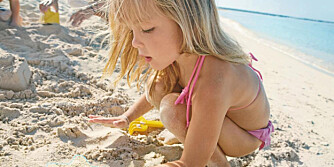 UTSATT: Barn har sensitiv hud som trenger ekstra god beskyttelse.