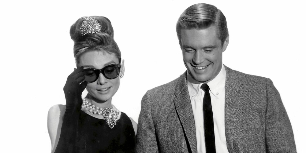 BREAKFAST AT TIFFANY'S: Audrey Hepburn og George Peppard spilte hovedrollene i den populære filmen fra 1961.