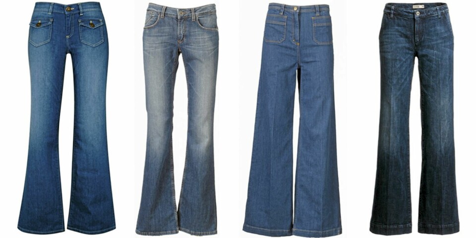 FRA VENSTRE: Monsoon (kr 630), Tommy Hilfiger (ca. kr 1050), HM (kr 370), Lindex (kr 399).
