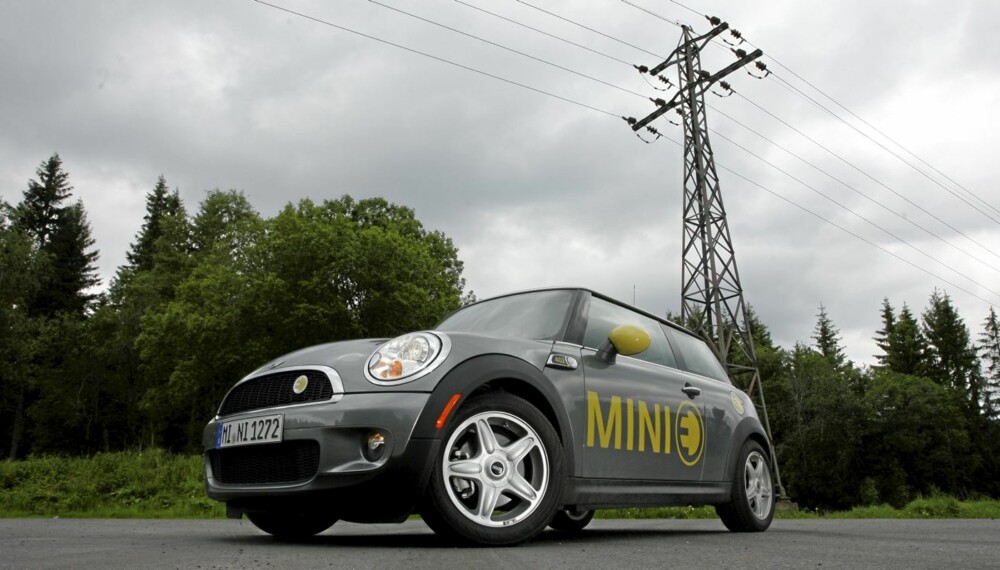 HELELEKTRISK: Mini E er en ren elbil. Det gir både fordeler og ulemper.