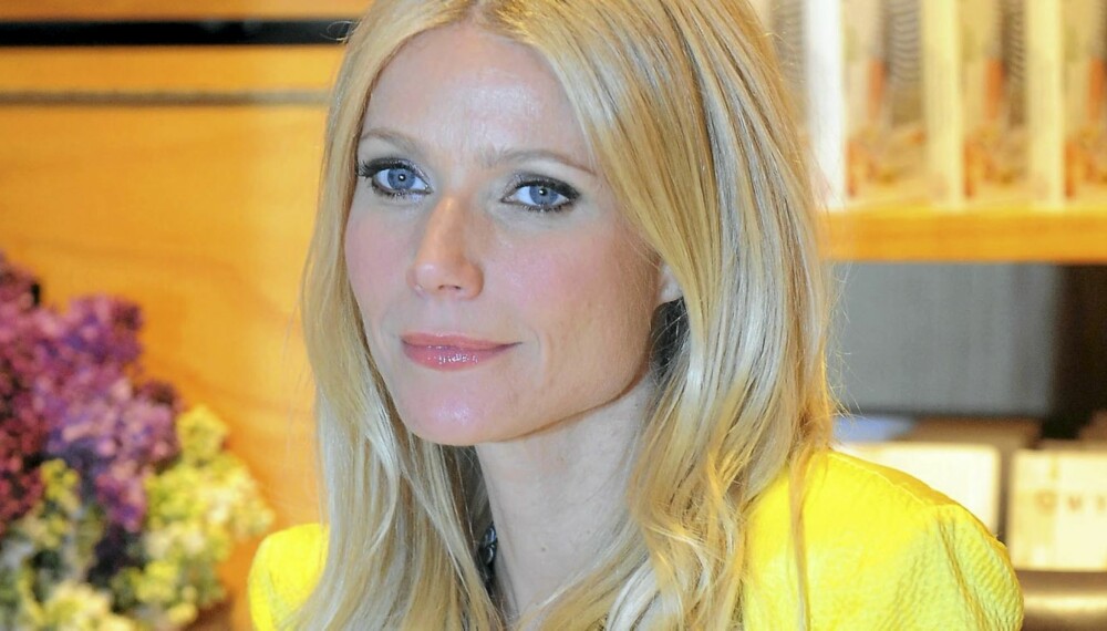 ELSKER GULT: Gwyneth Paltrow er blant kjendisene som elsker den gule trenden.