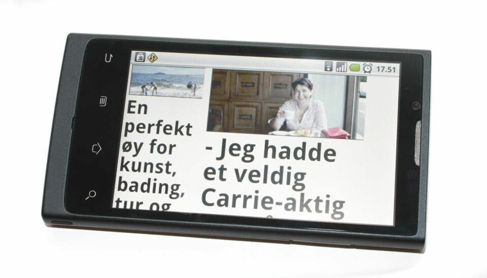 GOD SURFEMOBIL: Med rask internettilkobling og kraftig prosessor egner U9000 Nero seg bra til surfing.