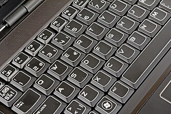 MERKET: På et M14x-tastaturet, er S merket slik at du lett finner WASD-knappene når du skal spille.