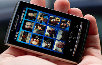 LITEN OG NETT: Sony Ericsson X10 Mini er en liten Android-telefon med mange muligheter.