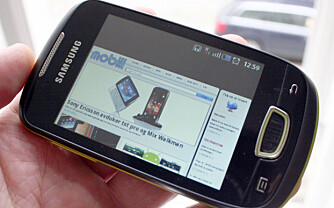 NYESTE: Selv om Samsung Galaxy Mini er den nyeste av de billigste er den ikke den beste.