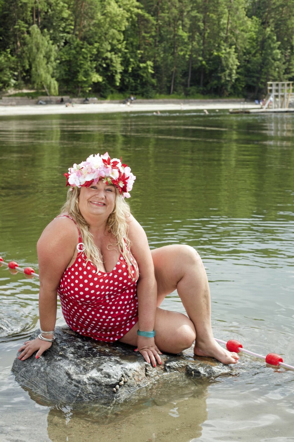 - Har du en holdning som viser at du er glad i deg selv, oppfattes du som attraktiv av andre. Gløden kommer innenfra, forklarer Hilde Skovdal. (Foto: Bjørg Hexeberg)