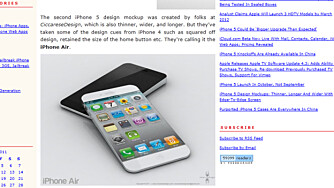 TYNN: Det florerer av hjemmelagde "iPhone 5"-bilder på nettet.