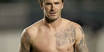 NY TATOVERING: David Beckham har skaffet seg nok en symbolsk tatovering.