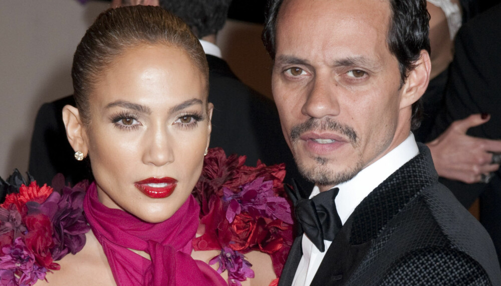 FESTEN ER OVER: Ekteskapet mellom Marc Anthony og Jennifer Lopez holdt i syv år. Nå er det kun bitterhet tilbake.