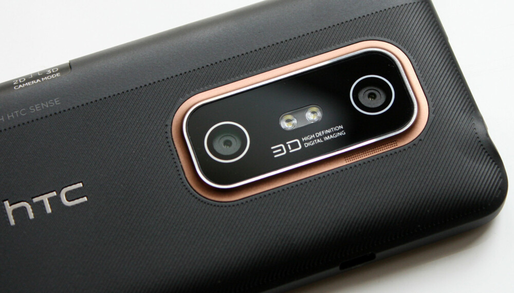 3D: EVO 3D er HTCs første 3D-mobil.
