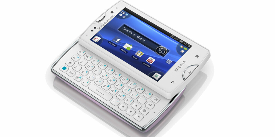 PROFF: Xperia Mini Pro har fulltastatur og trykkskjerm - og et lommevennlig format.