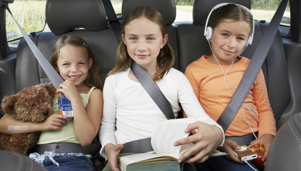 MORO: Tilpass underholdningen i bilen etter hva barna selv ønsker.