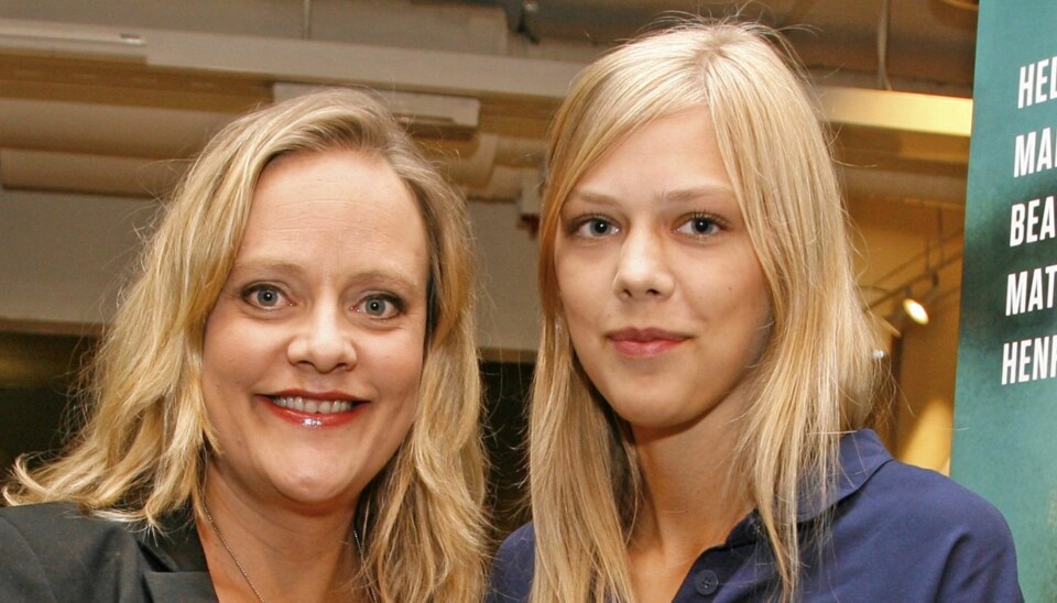 GOD STØTTE: Helene Bergsholm spiller datteren til Henriette Steenstrup, og de ble gode venner under innspillingen.