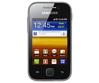 BIlLIG: Samsung Galaxy Y er en Android-mobil til 1500 kroner.