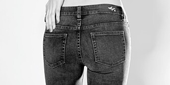 FIN RUMPE: rett jeans kan gi deg drømmerumpa.
