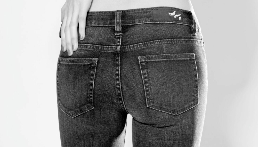 FIN RUMPE: rett jeans kan gi deg drømmerumpa.