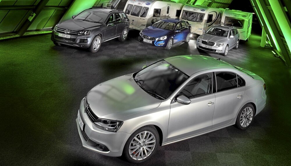 VINNERNE: Volkswagen-konsernet (inkludert Skoda) stakk av med seieren i fire av fem kategorier.