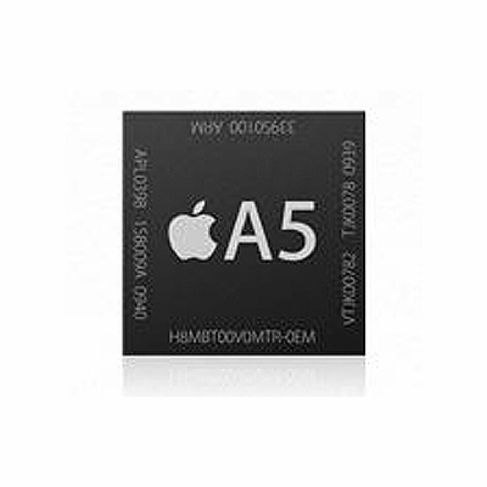 RÅSTERK: Apples A5-chip har to prosessorer.