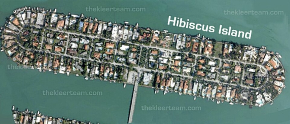 Hibiscus Island er en av de kunstige øyene i Biscayne Bay. De ble lagd av Miami Beach-grunnlegger Carl Fischer på 20-tallet.